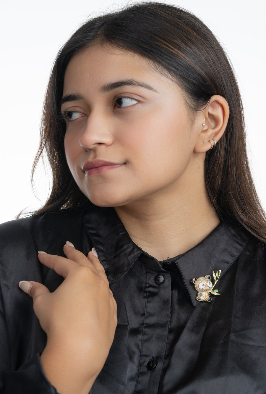 Panda Brooch