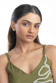 Golden Clover Necklace