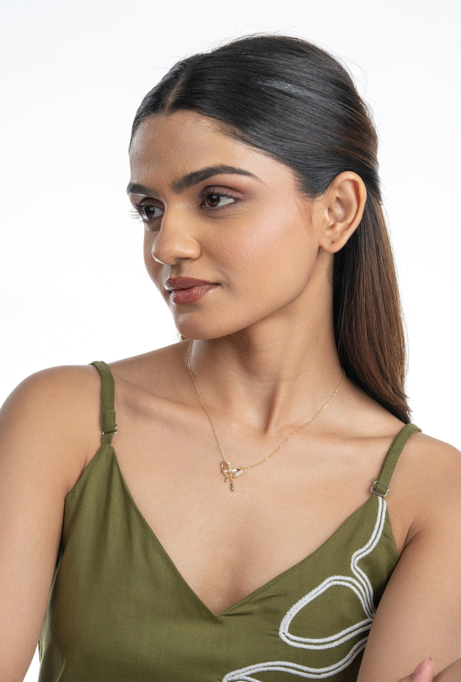 Diamond Butterfly Necklace