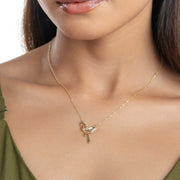 Diamond Butterfly Necklace