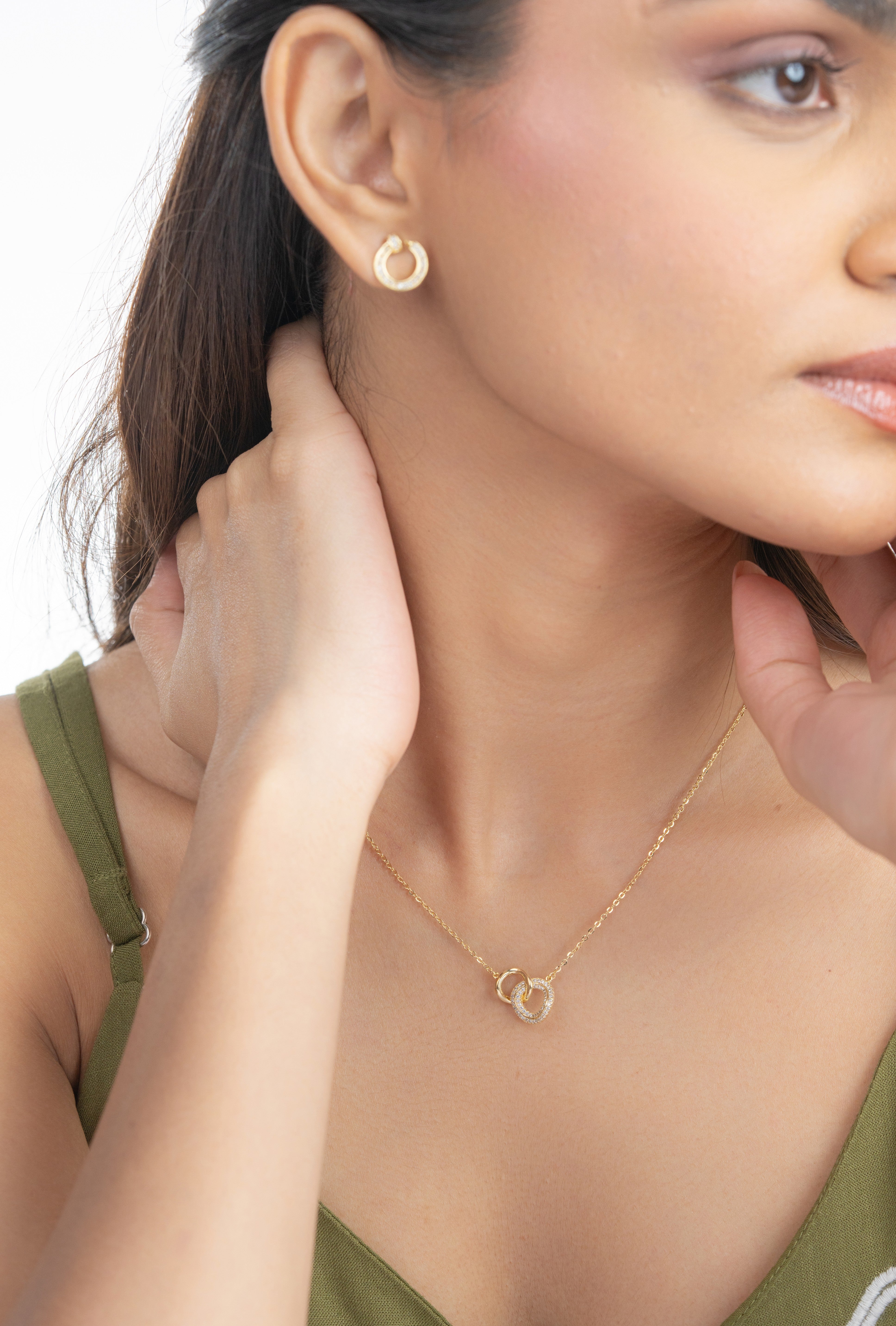 Duo Circle Necklace