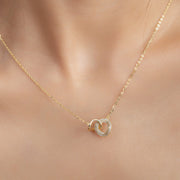 Duo Circle Necklace