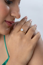 Round Solitaire Ring