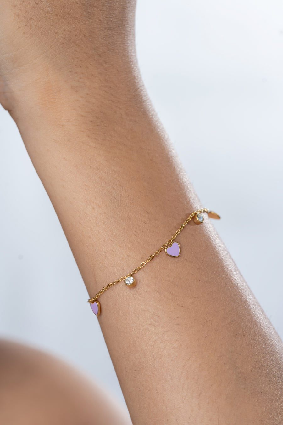 Purple Heart Bracelet