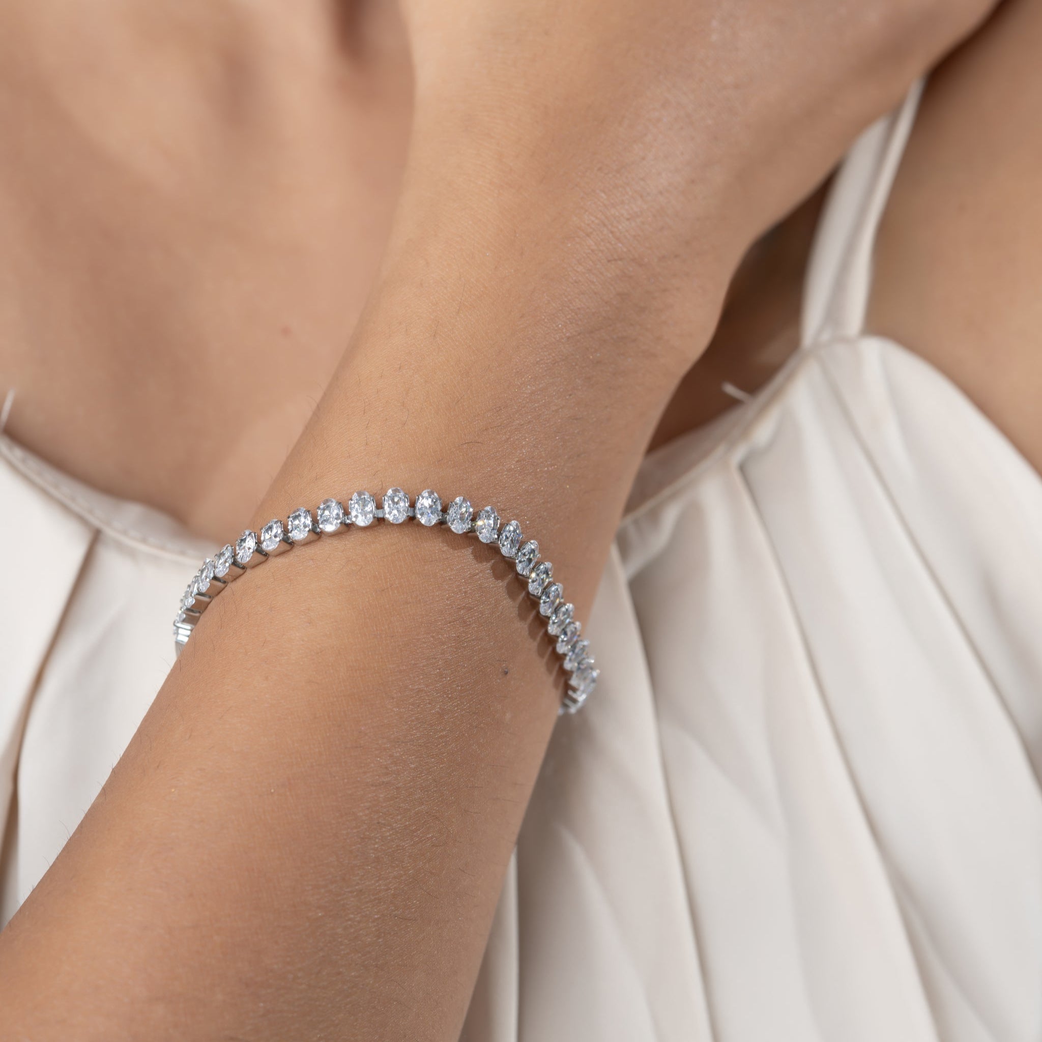 Oval Tennis Bracelet