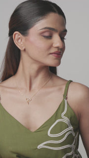 Diamond Butterfly Necklace