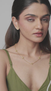 Golden Clover Necklace